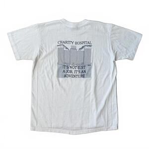 Vintage 80S CHARITY HOSPITAL stedman tag usa made tee M